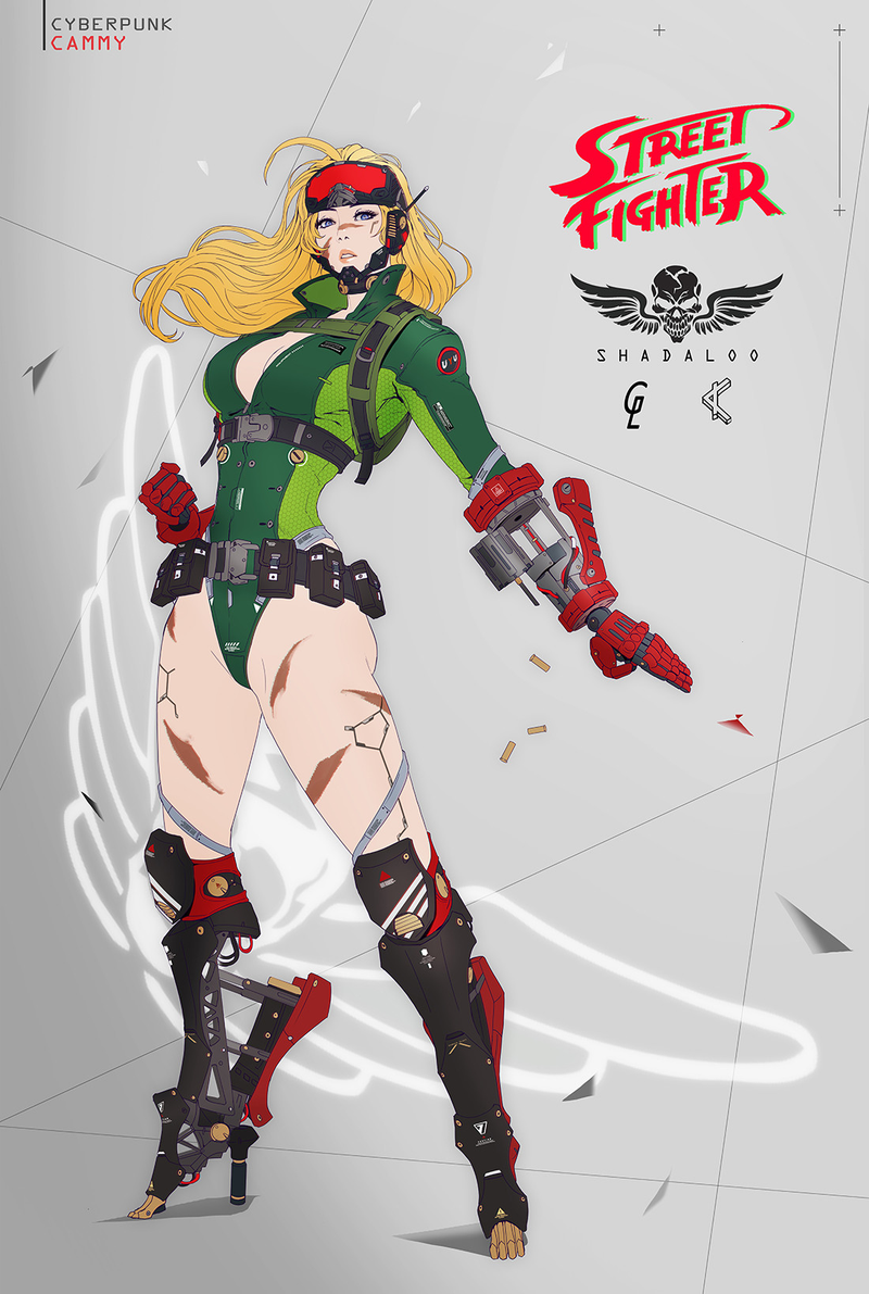 Illustration for article titled Capcom Fighters vs Cyberpunk